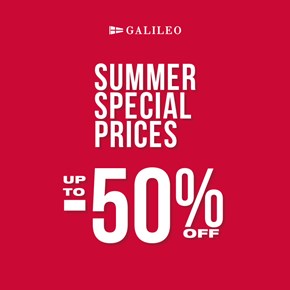 Galileo Summer Special Prices!